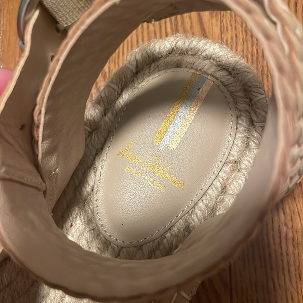Sam Edelman Tan Woven Sandals - Picture 6 of 8